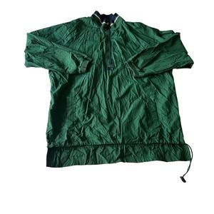 Vintage Men's Forest Green STARTER Zip up Golf Windbreaker Jacket XL